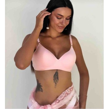 Pembe Balenli sütyen 