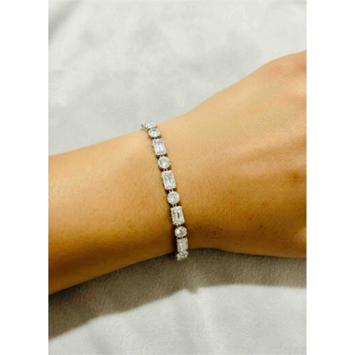 Zirkon Taşlı Zarif Tasarım Bileklik |