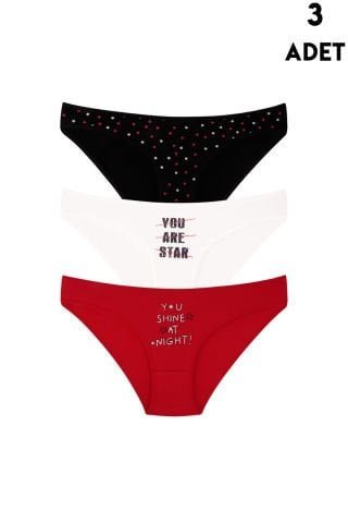 Koza Biat 35000-636 Bayan Külot 3’lü – Uygun Fiyatlı Kadın Külot