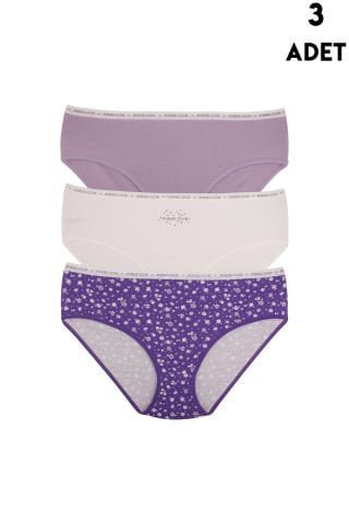 Koza Biat 55000-651 Bayan Bato Külot 3’lü – Uygun Fiyatlı Kadın Külot