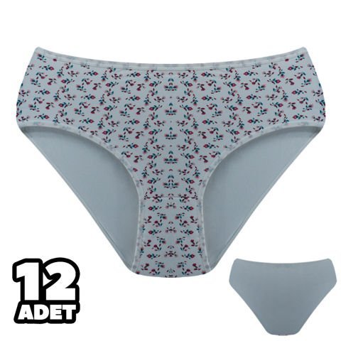 Dondeza 301-148 Desenli Bayan Bato 12’li – Uygun Fiyatlı Kadın Külot