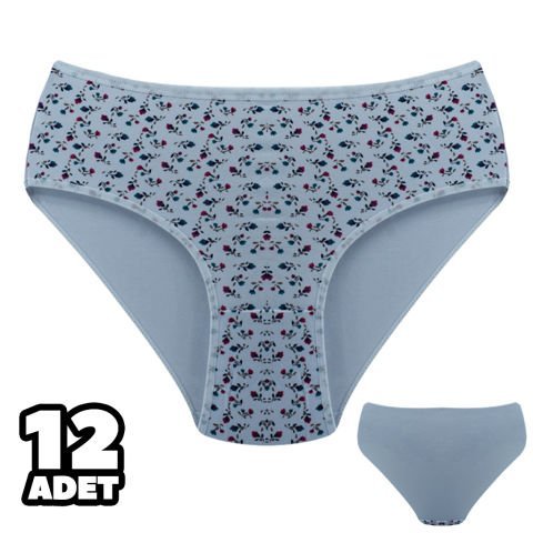 Dondeza 301-149 Desenli Bayan Bato 12’li – Uygun Fiyatlı Kadın Külot