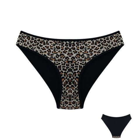 Byou Life (M-L-XL-2XL-3XL) Leopar Bambu Bayan Külot 12’li – Uygun Fiyatlı Kadın Külot