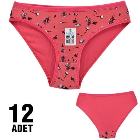 Dondeza 101-106 Desenli Bayan Bikini 12’li – Uygun Fiyatlı Kadın Külot