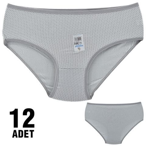 Dondeza 301-104 Desenli Bayan Bato 12’li – Uygun Fiyatlı Kadın Külot