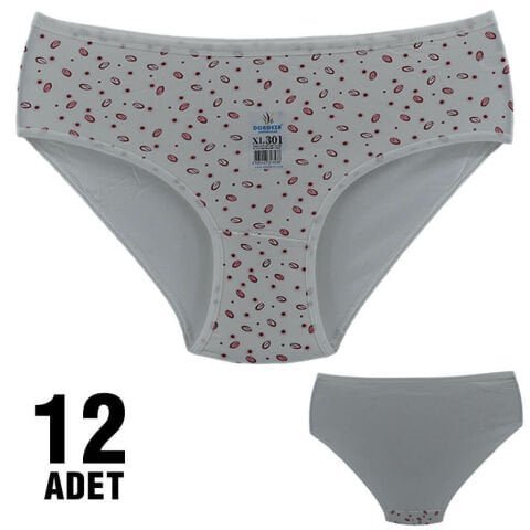 Dondeza 301-86 Desenli Bayan Bato 12’li – Uygun Fiyatlı Kadın Külot