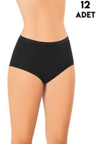 Kota 5110 (L-XL-2XL-3XL) Yüksek Bel Bayan Külot 12’li – Uygun Fiyatlı Kadın Külot