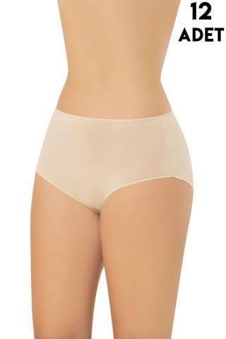 Kota 5114 (M-L-XL-2XL) Yüksek Bel Modal Bayan Külot 12’li – Uygun Fiyatlı Kadın Külot