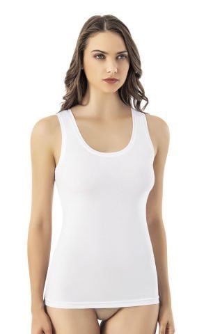 Kota 6603 Biye Detaylı Modal Bayan Geniş Askılı Atlet – Uygun Fiyatlı Atlet