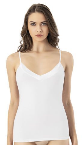 Kota 6608 Saten Kumaş Yakalı Modal Bayan Atlet – Uygun Fiyatlı Atlet