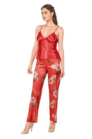 Moongirl 221 Bayan Saten Pijama Takım – Uygun fiyatlı fantazi ve gecelik