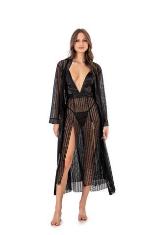 Moongirl 513 Bayan Saten Uzun İkili Takım – Uygun fiyatlı fantazi ve gecelik