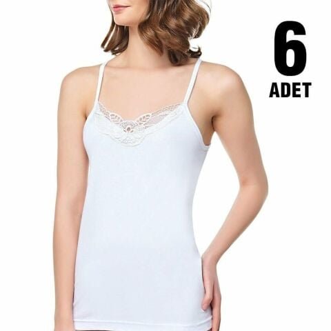 Seher 0013 İp Askılı Bayan Atlet 6’lı – Uygun Fiyatlı Atlet