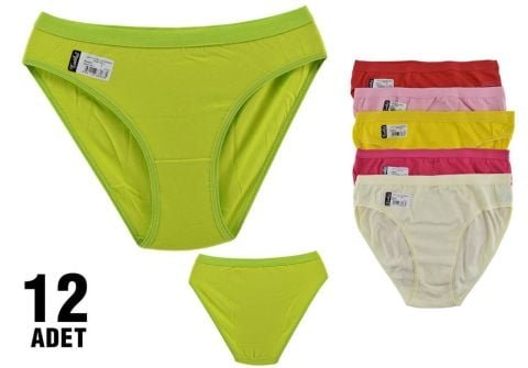 Tutku 0527 Nehir Bayan Bikini 12’li – Uygun Fiyatlı Kadın Külot