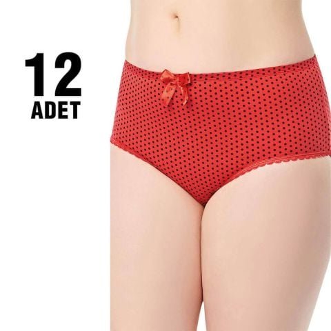 Tutku 0933 Puantiyeli Bayan Bato 12’li – Uygun Fiyatlı Kadın Külot