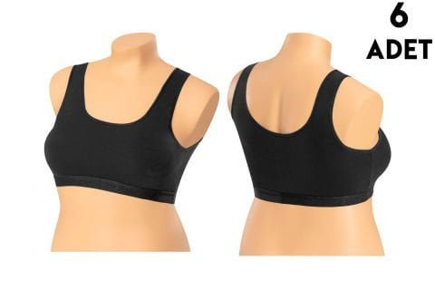 Dondeza 5064 Bayan Battal Bustiyer 6’lı – Kadın İç Giyim – Büstiyer