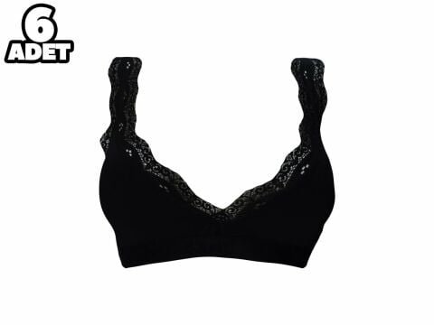 Dondeza 5036 Puanlı Çapraz Dantelli Bayan Bustiyer 6’lı – Kadın İç Giyim – Büstiyer