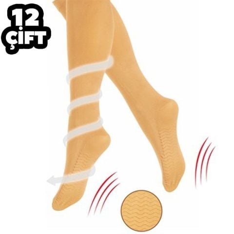 Dore Bayan Namaz Masaj Dizaltı 12’li – Kadın İç Giyim – Kadın Çorap
