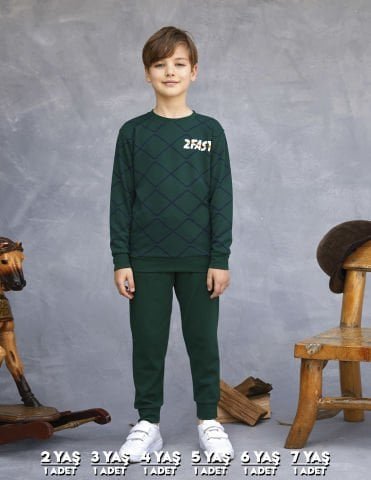 Elsima 3155 Erkek Çocuk Uzun Kollu Pijama Takımı 6’lı (2-3-4-5-6-7 Yaş) – Pijama Takımı