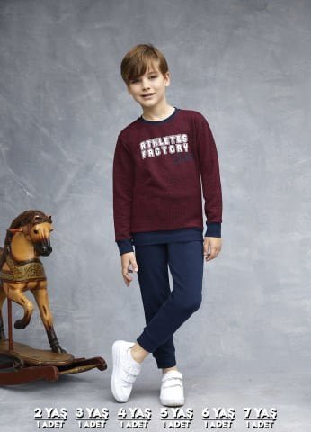 Elsima 3158 Erkek Çocuk Uzun Kollu Pijama Takımı 6’lı (2-3-4-5-6-7 Yaş) – Pijama Takımı