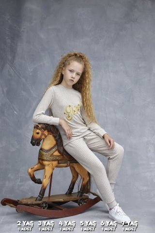 Elsima 3187 Kız Çocuk Uzun Kollu Pijama Takımı 6’lı (2-3-4-5-6-7 Yaş) – Pijama Takımı