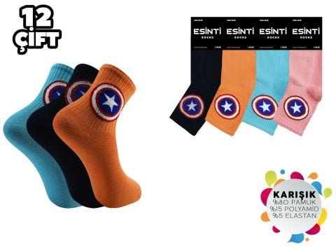 Esinti 69 Bayan Kolej Çorap 12’li – Kadın İç Giyim – Kadın Çorap