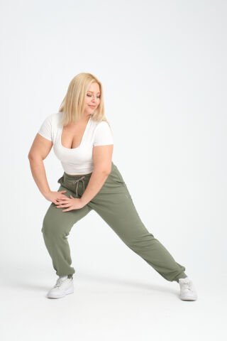 Vogsing 314 (2XL-3XL-4XL) Modal Oyho Manşetli Cepli Bayan Tek Alt 6’lı – Pijama Takımı