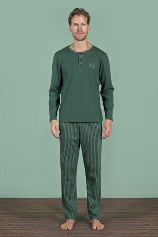 Pijadore 1931 (M-L-XL-XXL) Uzun Kollu Erkek Pijama Takım 4’lü – Pijama Takımı