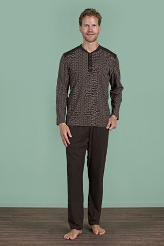 Pijadore 1933 (M-L-XL-XXL) Uzun Kollu Erkek Pijama Takım 4’lü – Pijama Takımı