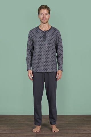 Pijadore 1968 (M-L-XL-XXL) Uzun Kollu Erkek Pijama Takım 4’lü – Pijama Takımı