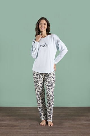 Pijadore 1994 (M-L-XL-XXL) Uzun Kollu Bayan Pijama Takım 4’lü – Pijama Takımı