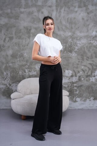 Vogsing 401 (S-M-L-XL) Viskon Cepli Bayan Tek Alt 6’lı – Pijama Takımı