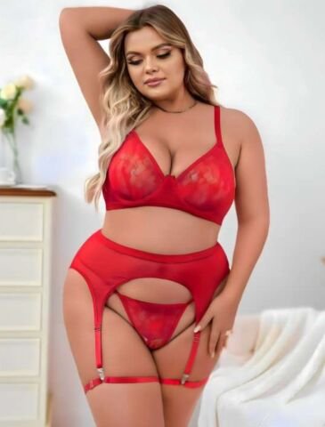 Passione J-71 Bayan Büyük Beden Jartiyer Takım – Kadın İç Giyim – Kadın Çorap