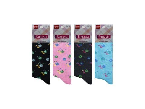 Şirin 0640-2 Bayan Pamuklu Soket 12’li – Kadın İç Giyim – Kadın Çorap