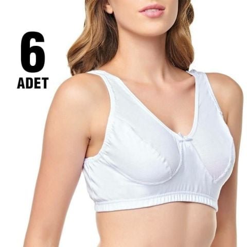 Tutku 0152 Bayan Bady Sütyen (85-120) 6’lı – Kadın İç Giyim – Büstiyer